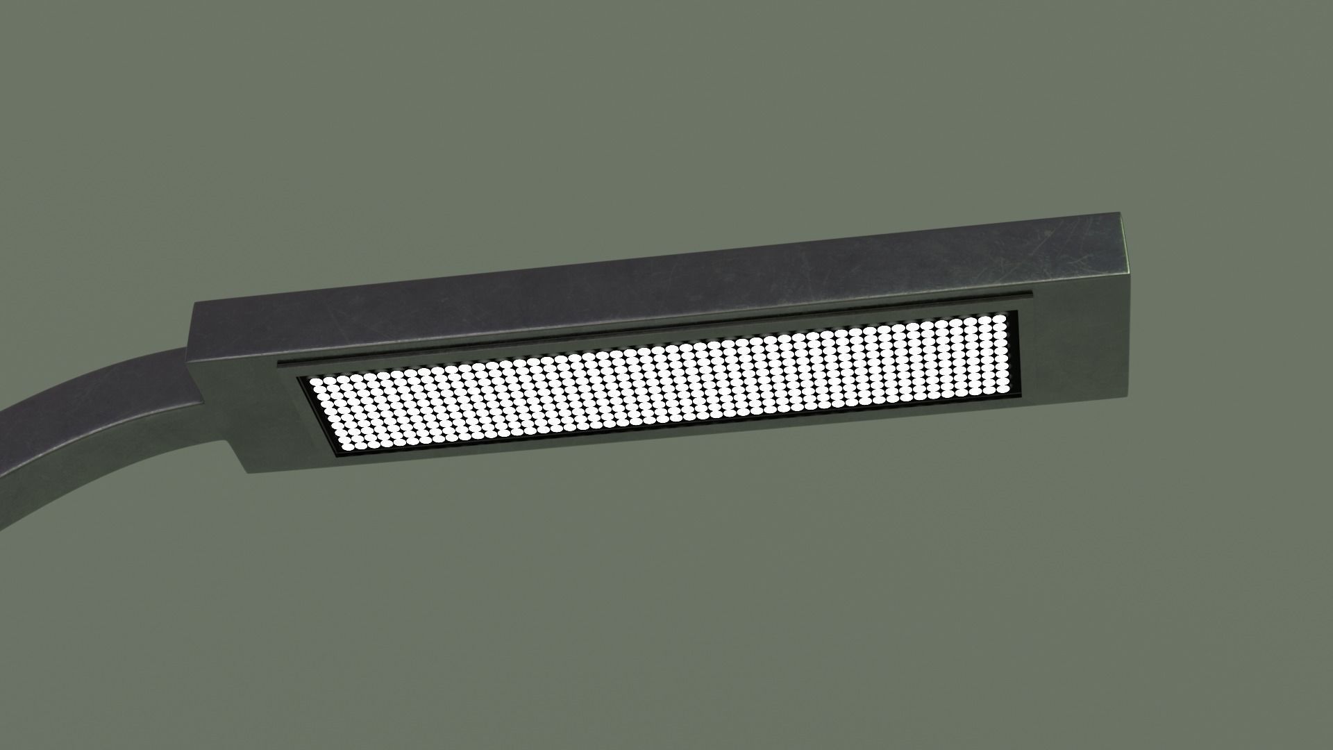 Modern Street Lamp Low-poly 3D model_3