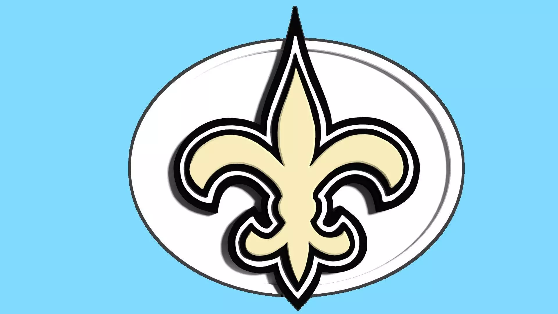 Saints of New Orleans 3D model_0