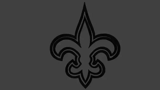 Saints - New Orleans three parts 3D model
