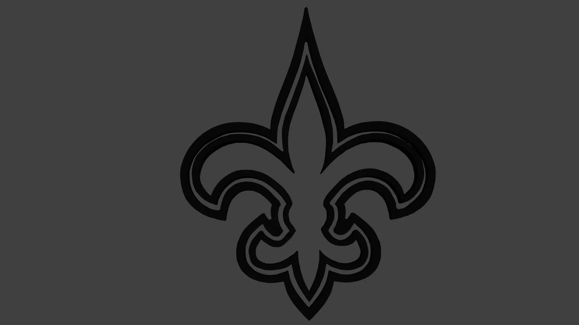 Saints - New Orleans three parts 3D model_0