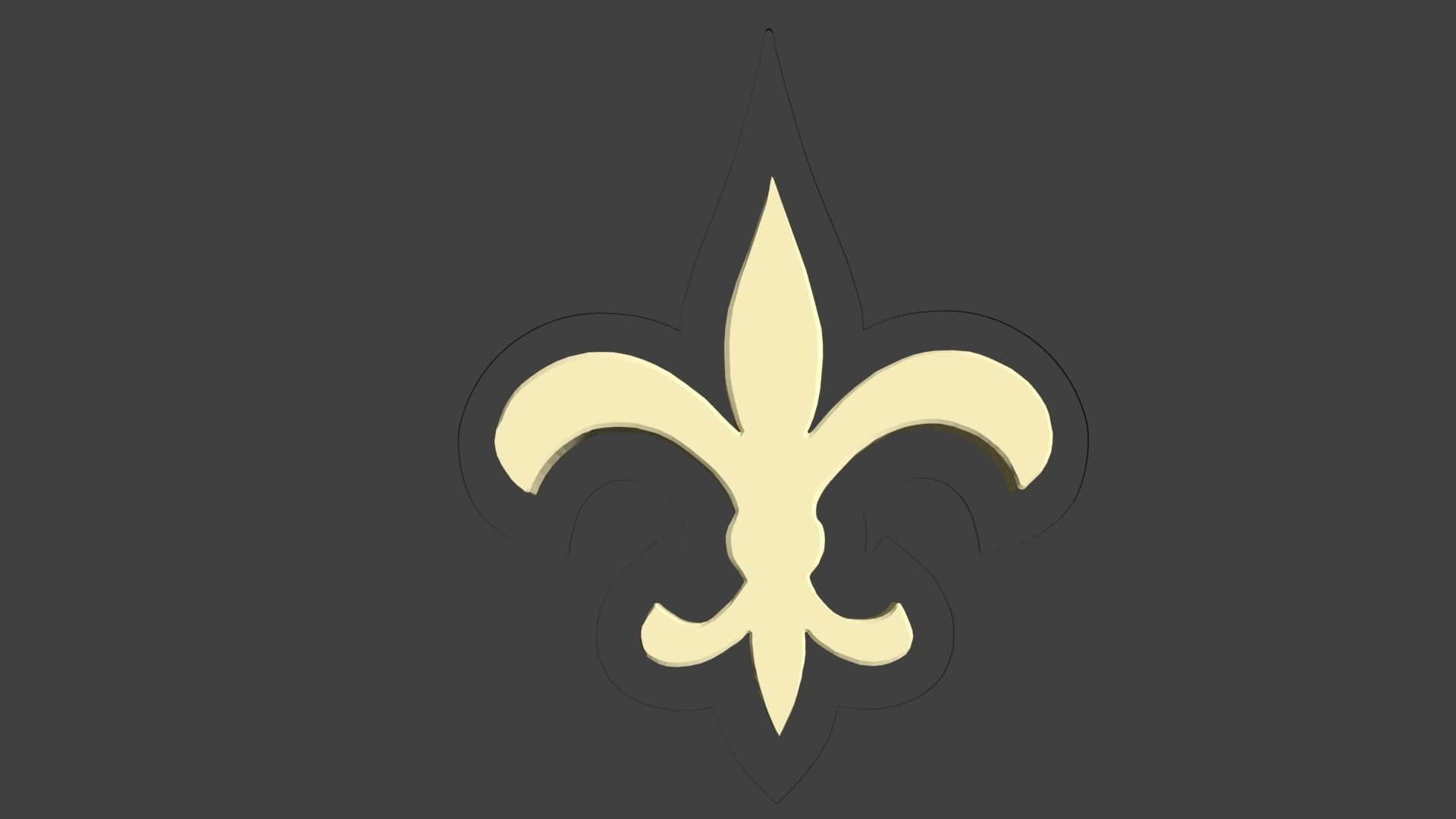 Saints - New Orleans three parts 3D model_1