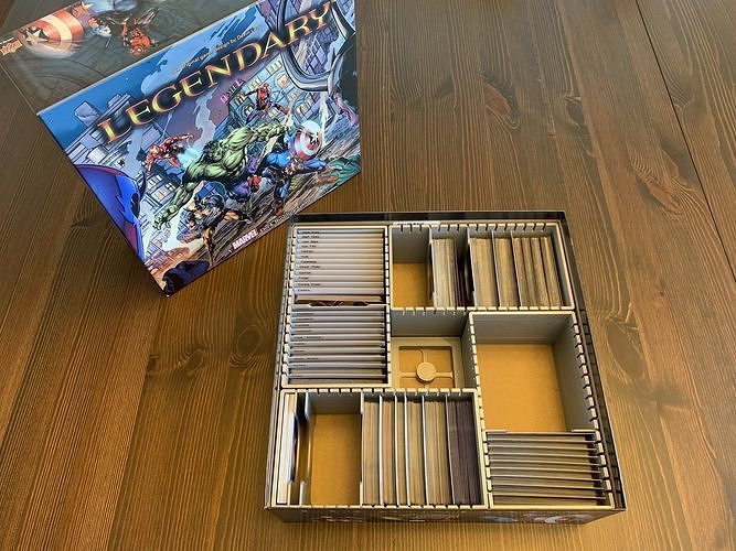 Marvel Legendary Organizer Insert 3D print model