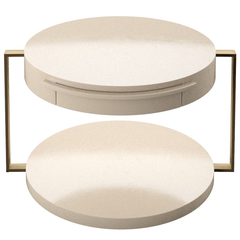 SQUARE OVAL SUPPORT TABLE 3D model_3