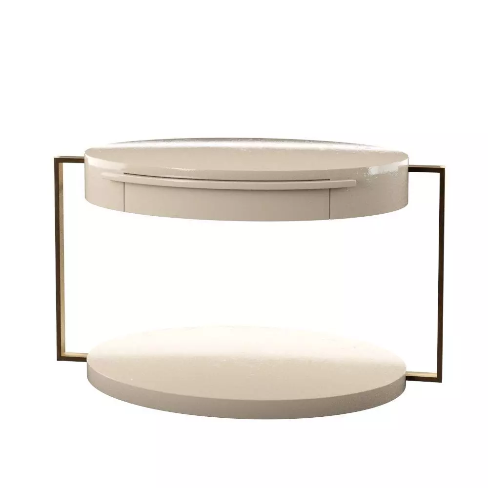 SQUARE OVAL SUPPORT TABLE 3D model_0