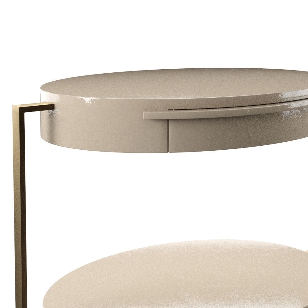 SQUARE OVAL SUPPORT TABLE 3D model_4