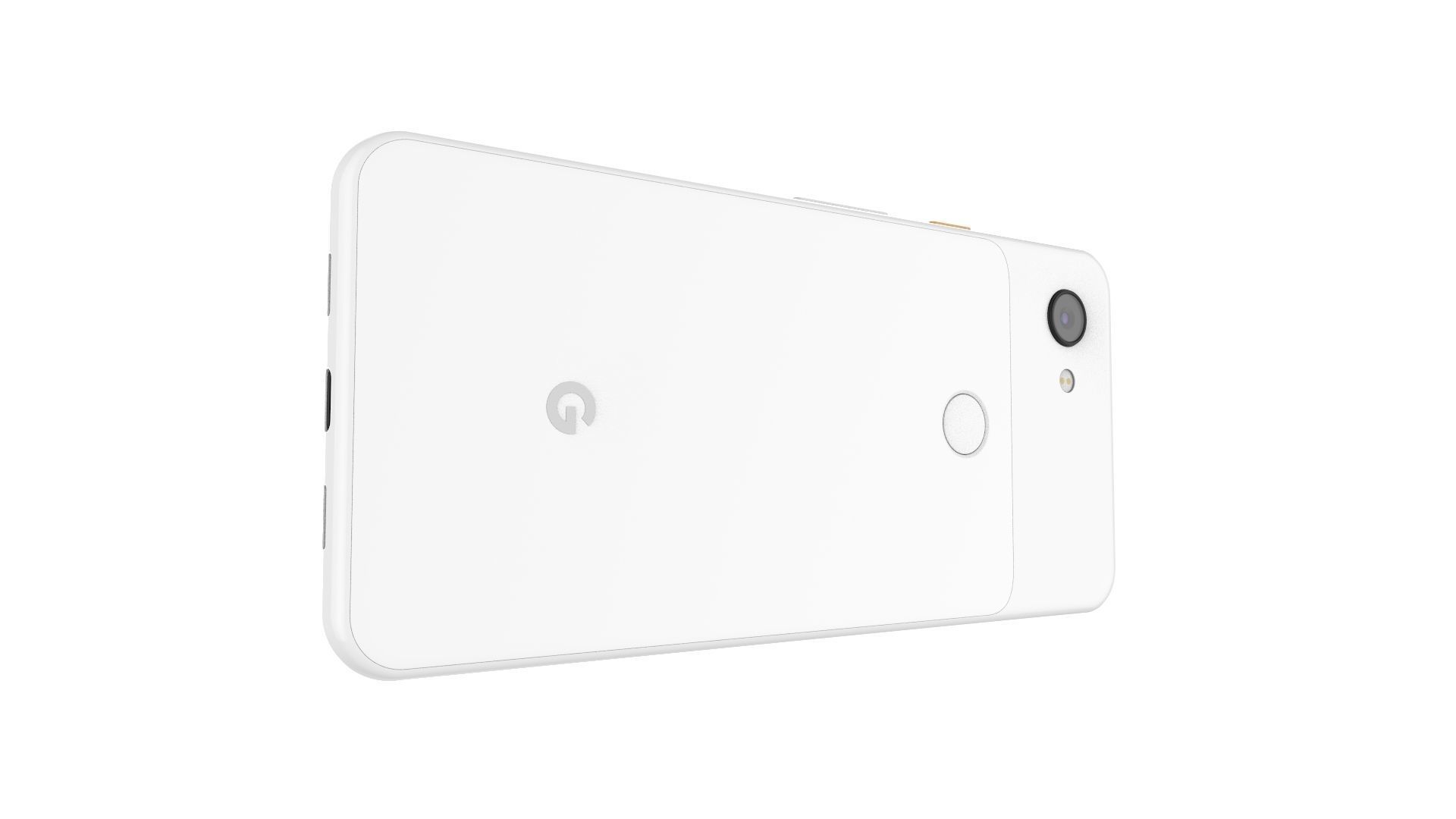 Google Pixel 3A White 3D model_16
