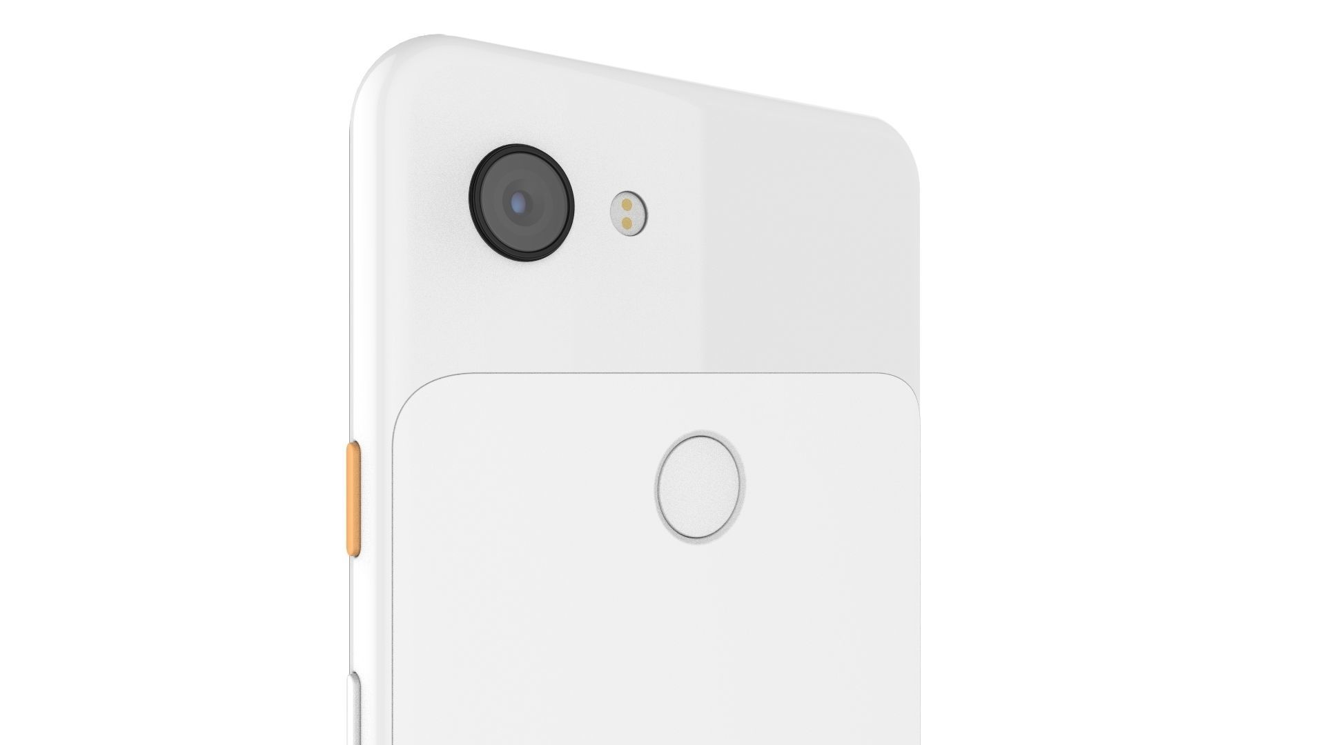 Google Pixel 3A White 3D model_12