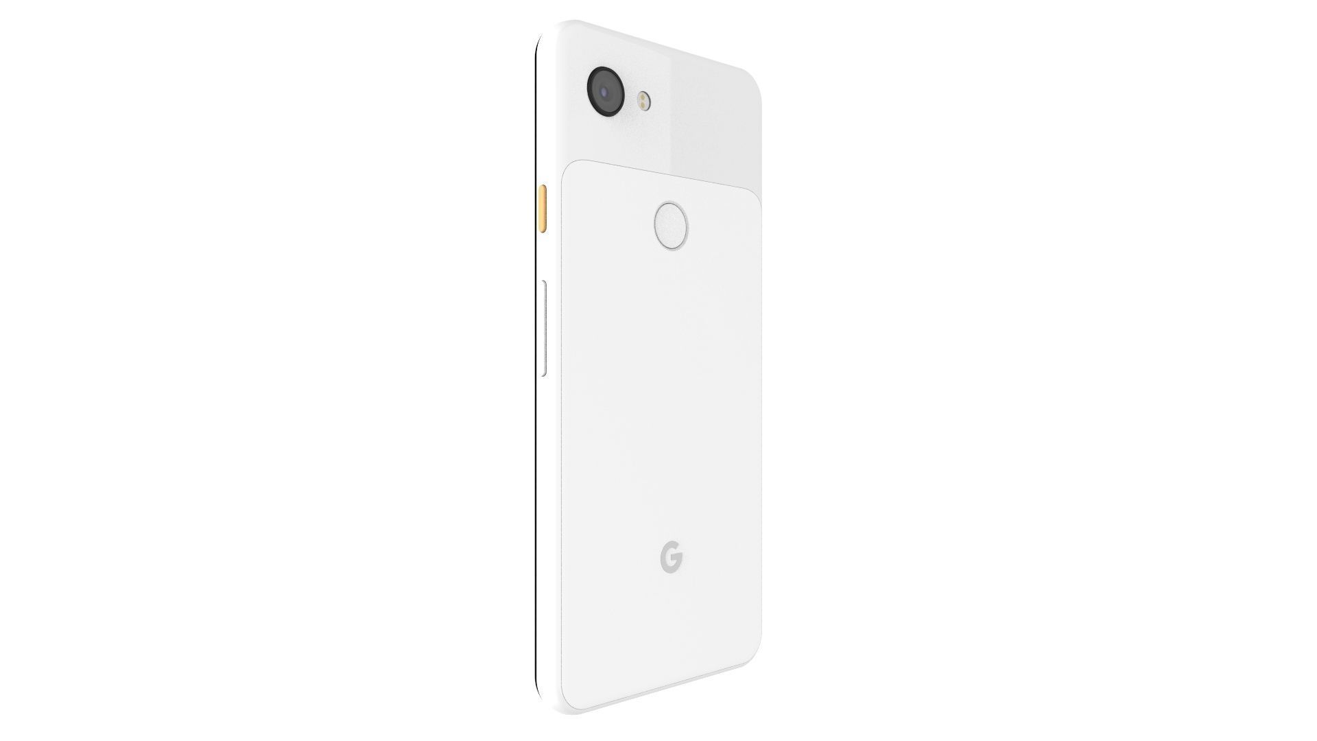 Google Pixel 3A White 3D model_6