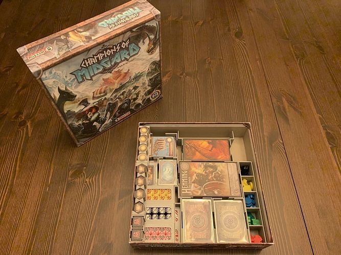 Champions of Midgard Board Game Organizer Insert 3D print model