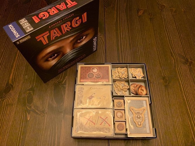 Targi Board Game Organizer Insert 3D print model
