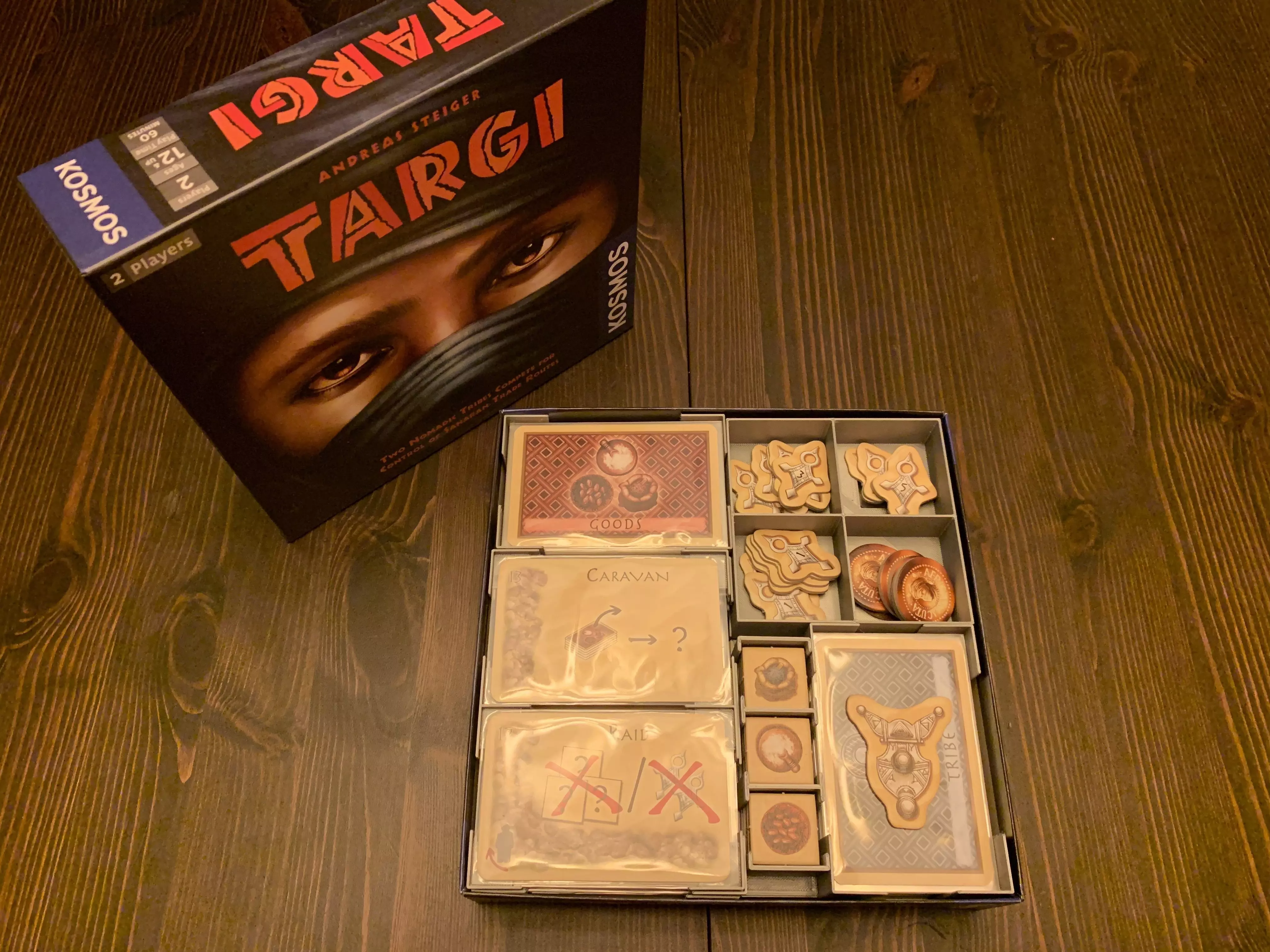 Targi Board Game Organizer Insert 3D print model_0