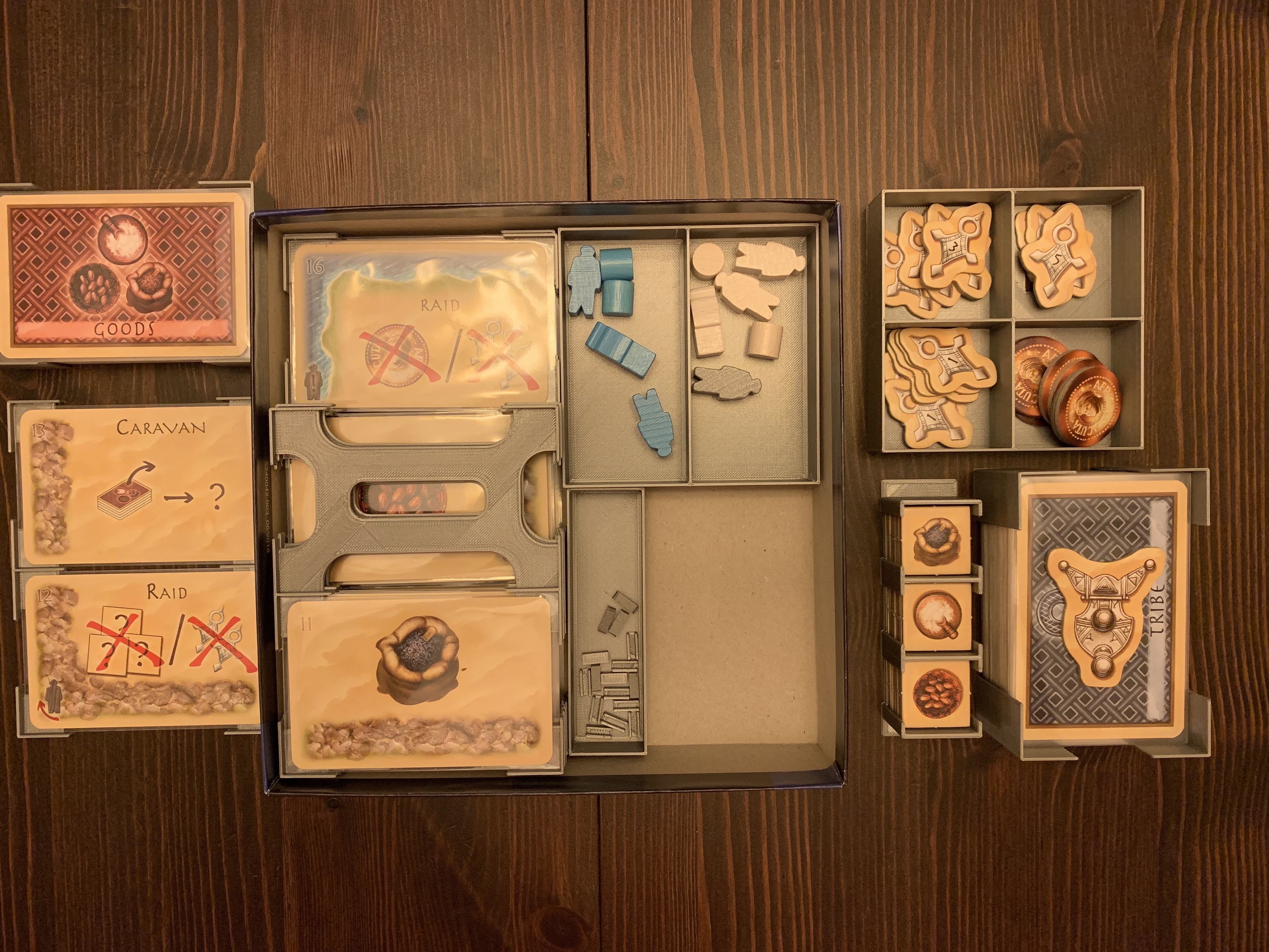 Targi Board Game Organizer Insert 3D print model_2