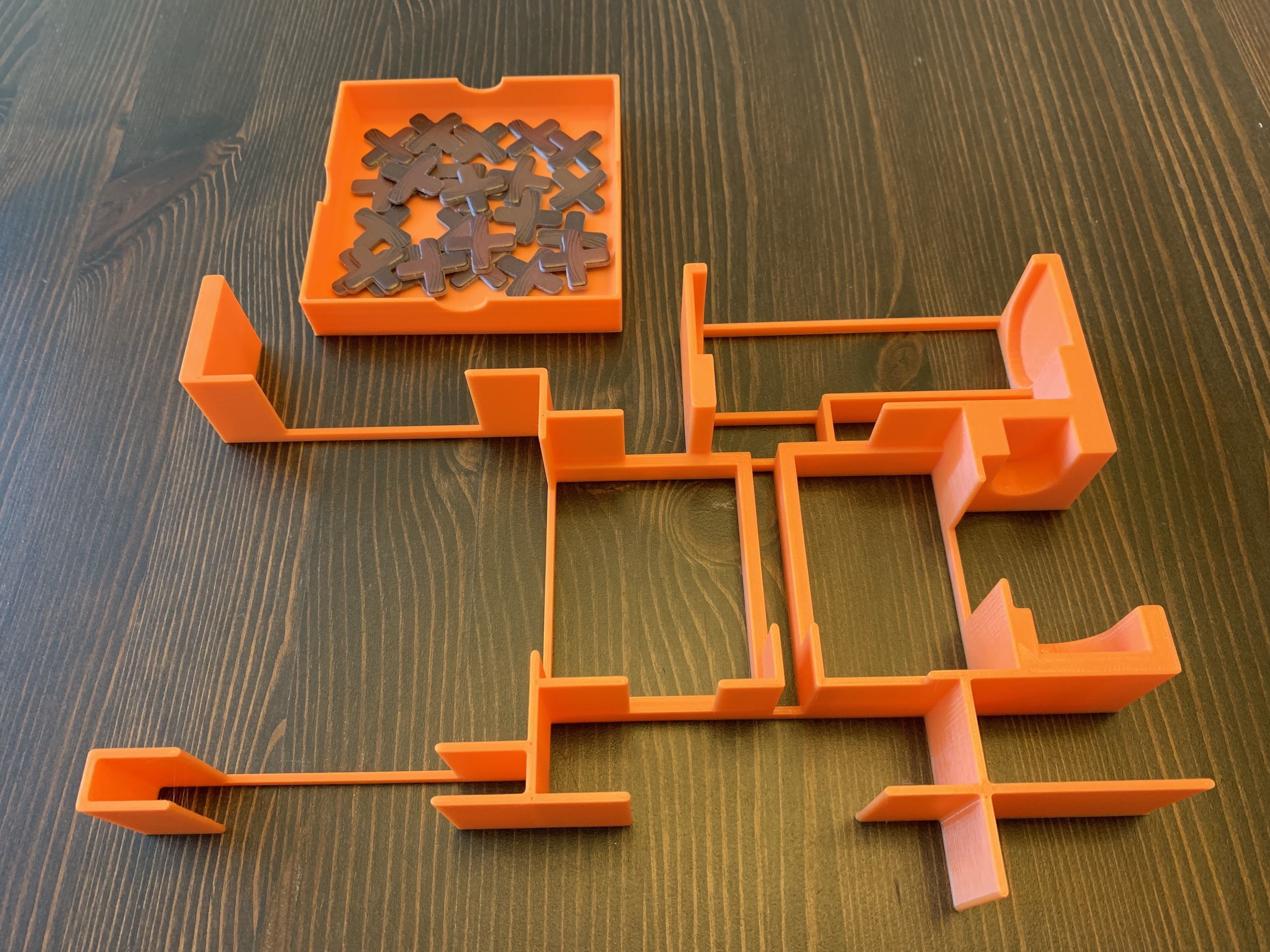 Magic Maze Board Game Organizer Insert 3D print model_3