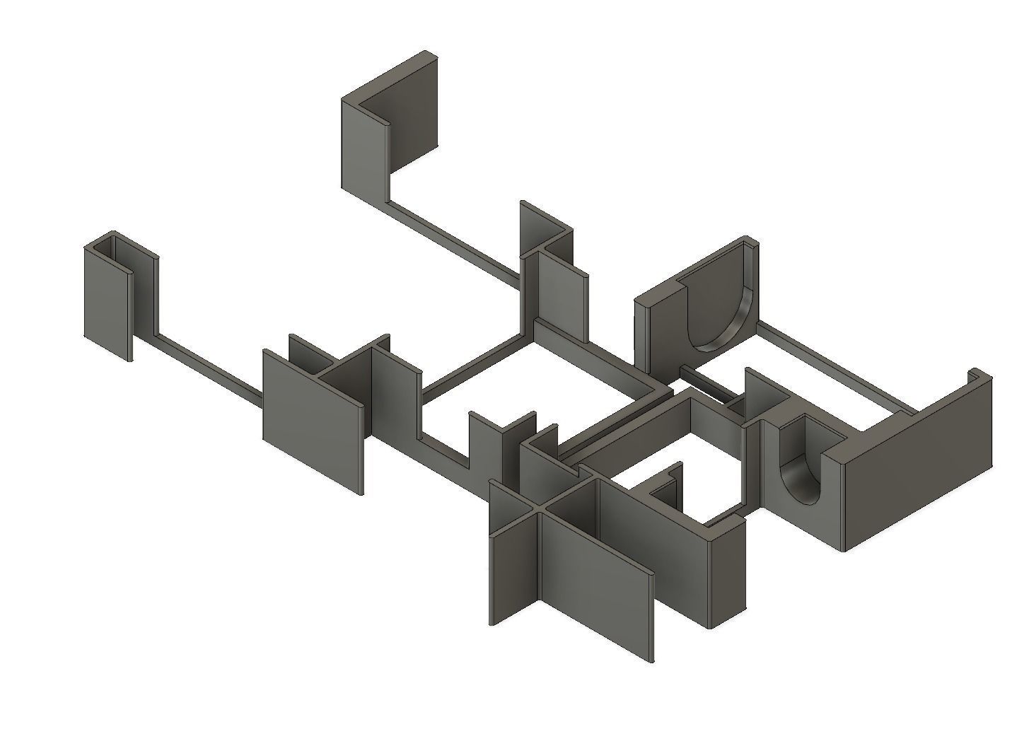 Magic Maze Board Game Organizer Insert 3D print model_5