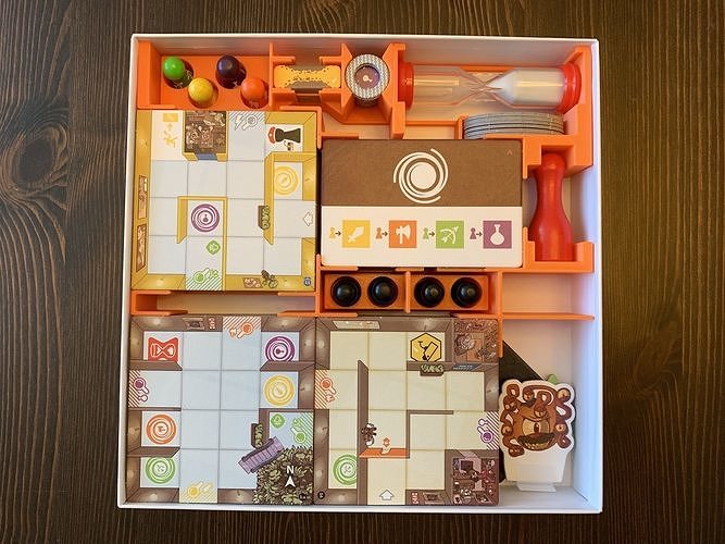 Magic Maze Board Game Organizer Insert 3D print model