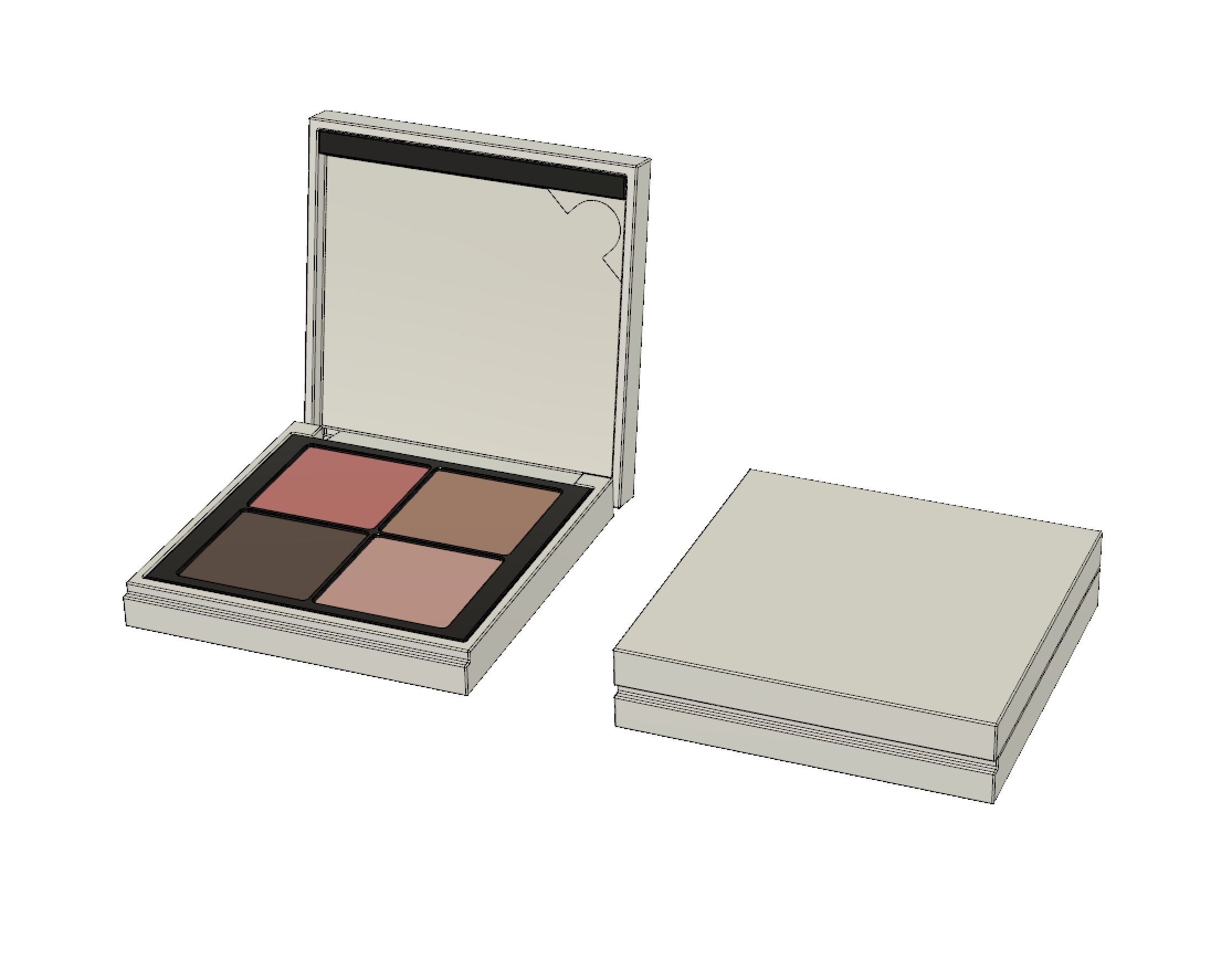 Eye or Lip Palette 3D model_3