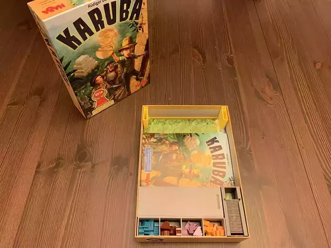 Karuba Board Game Organizer Insert 3D print model