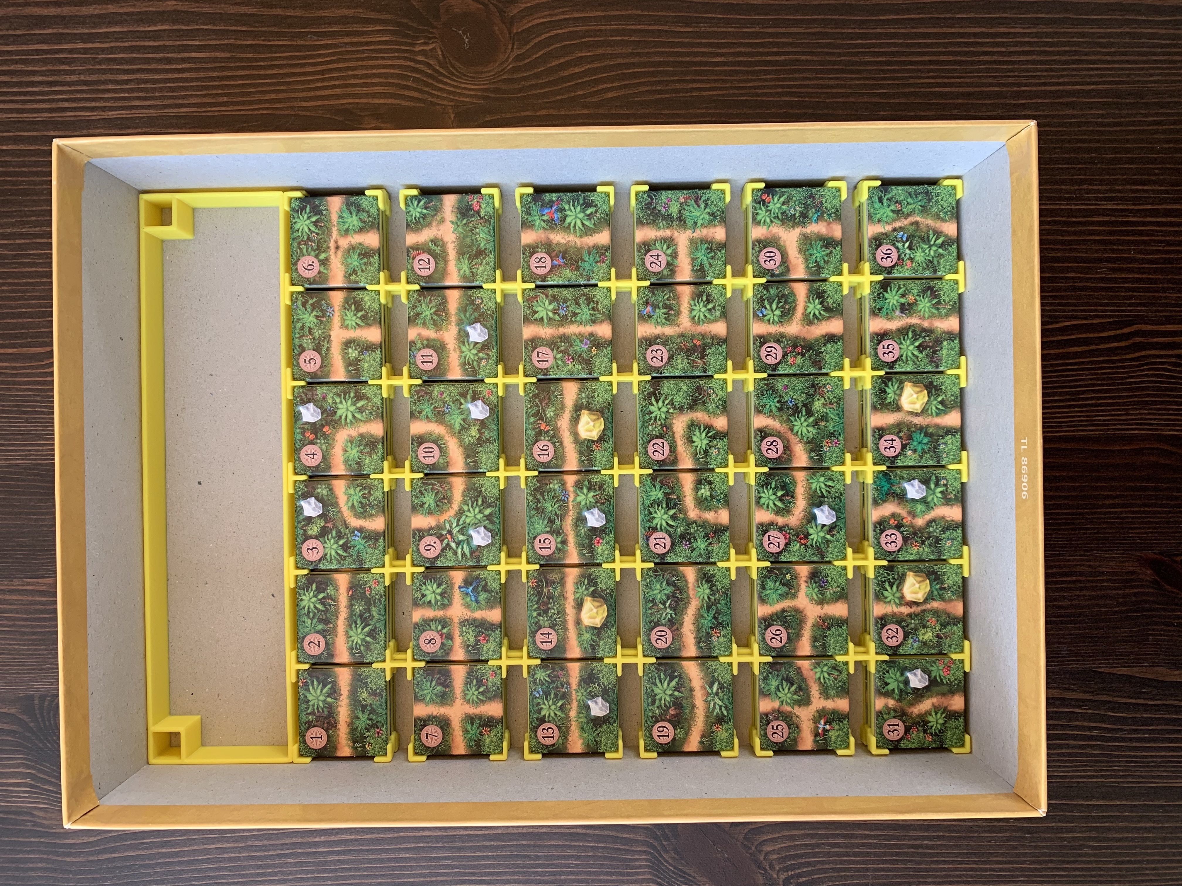 Karuba Board Game Organizer Insert 3D print model_3