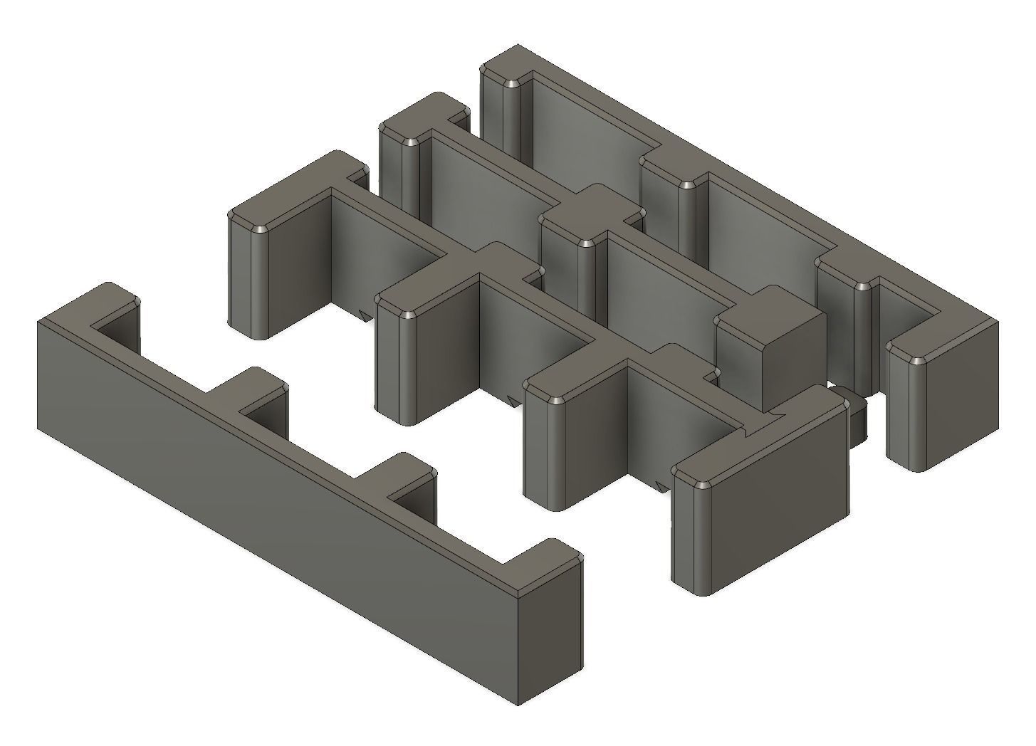 Deception Murder in Hong Kong Board Game Organizer Insert 3D print model_10