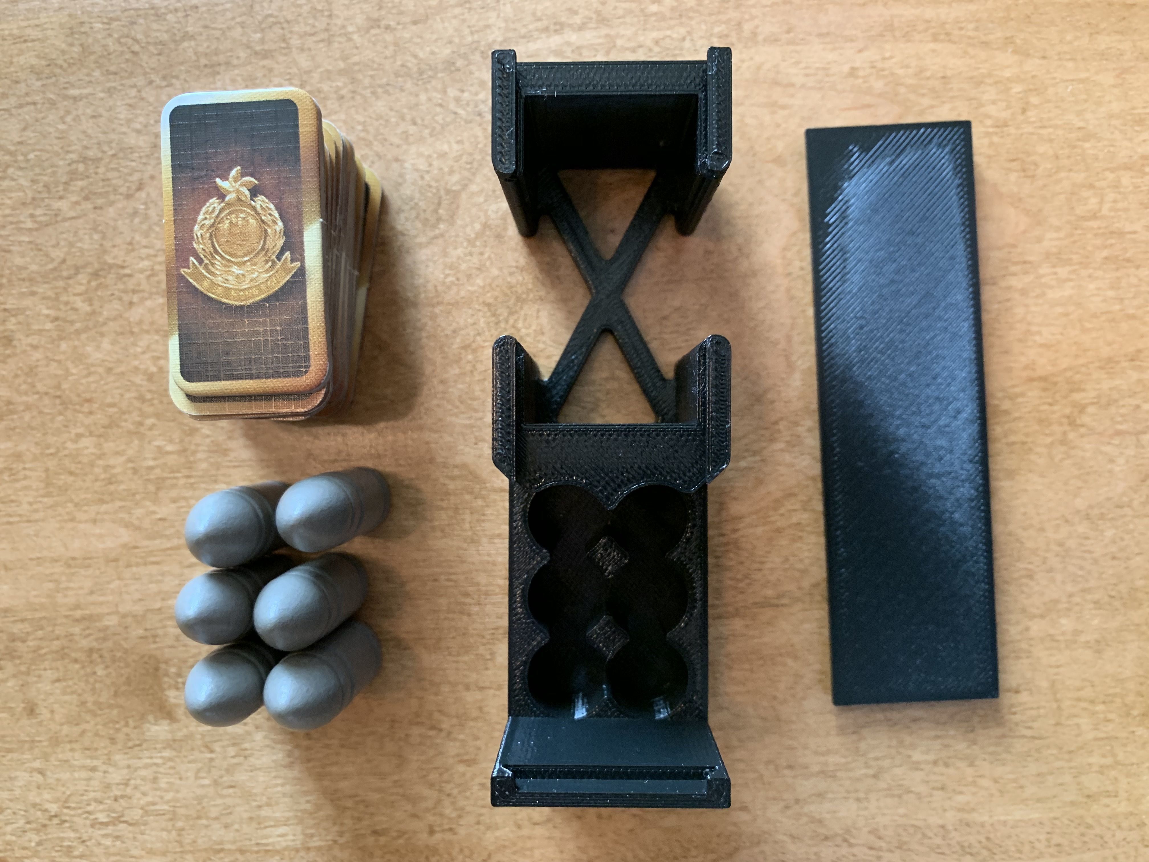 Deception Murder in Hong Kong Board Game Organizer Insert 3D print model_5