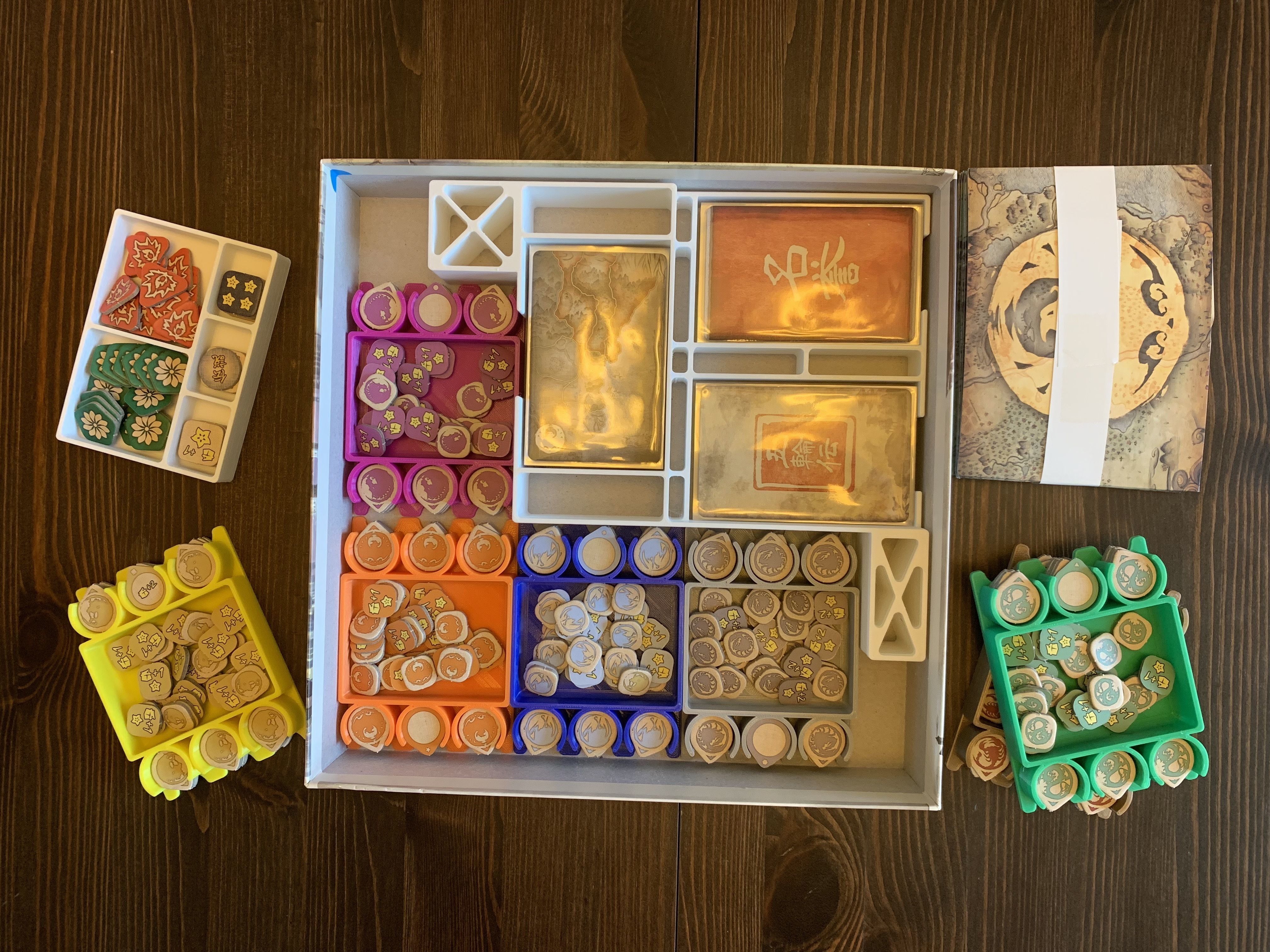 Battle for Rokugan Board Game Organizer Insert 3D print model_2