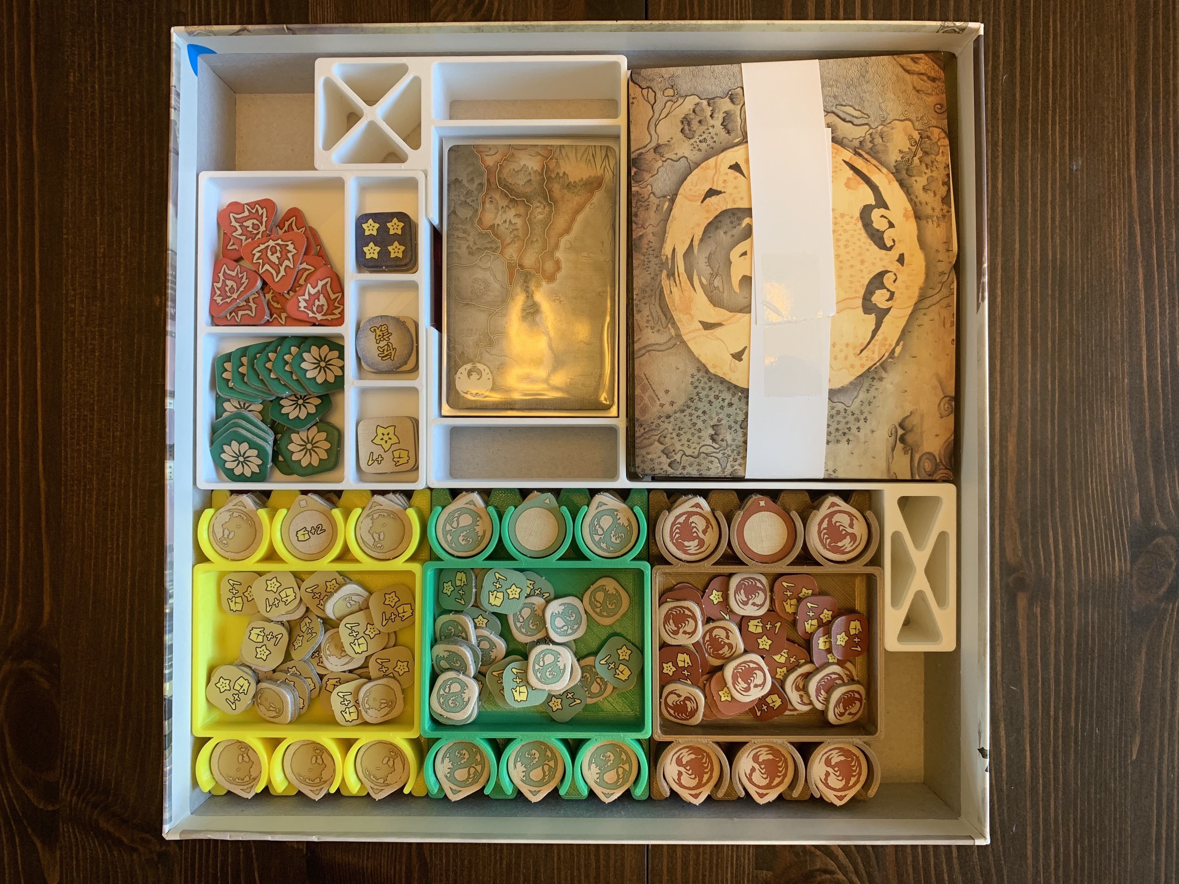 Battle for Rokugan Board Game Organizer Insert 3D print model_1