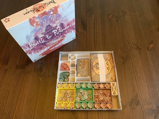 Battle for Rokugan Board Game Organizer Insert 3D print model