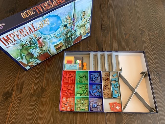 Imperial 2030 Board Game Organizer Insert 3D print model