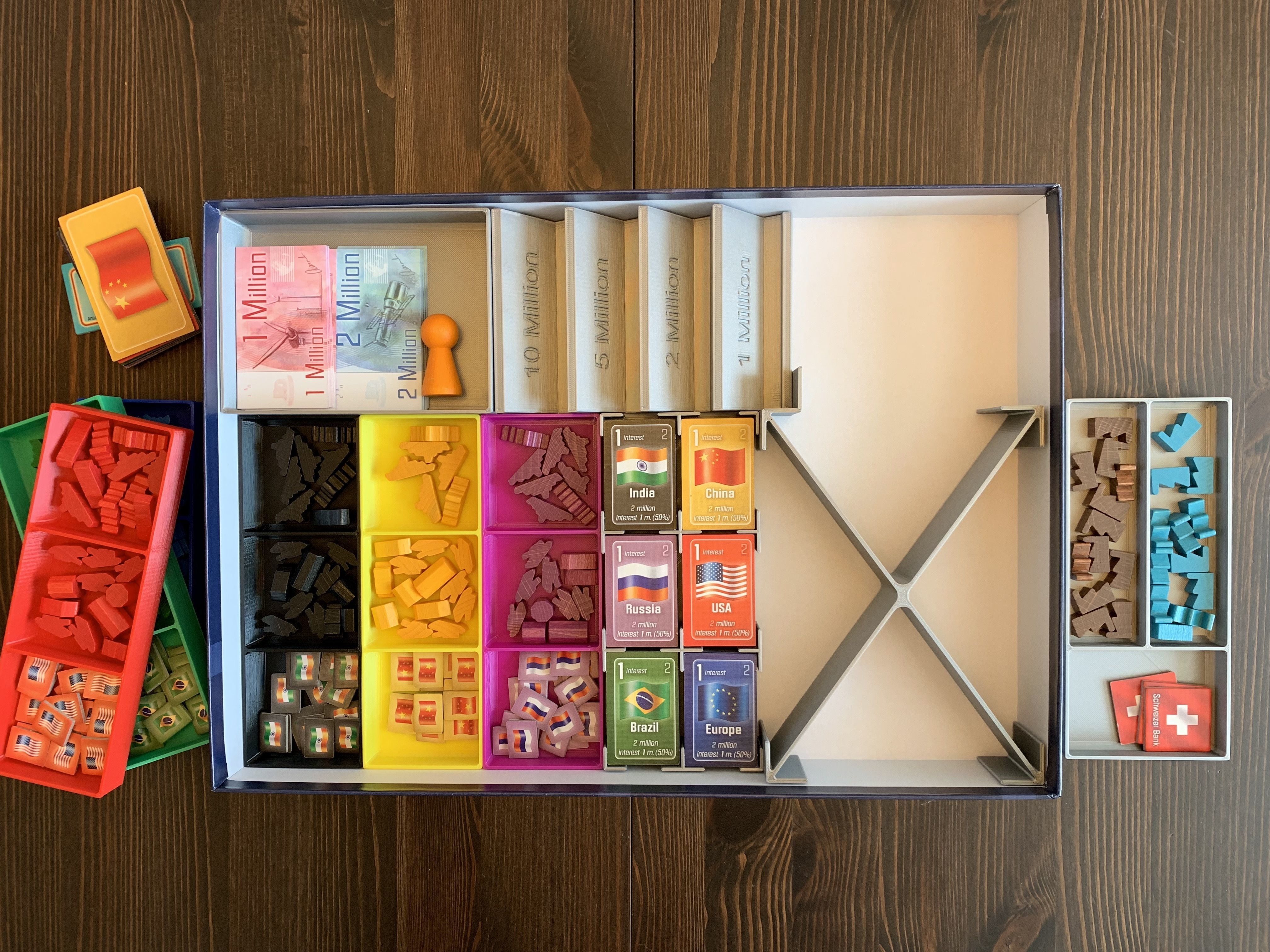 Imperial 2030 Board Game Organizer Insert 3D print model_2