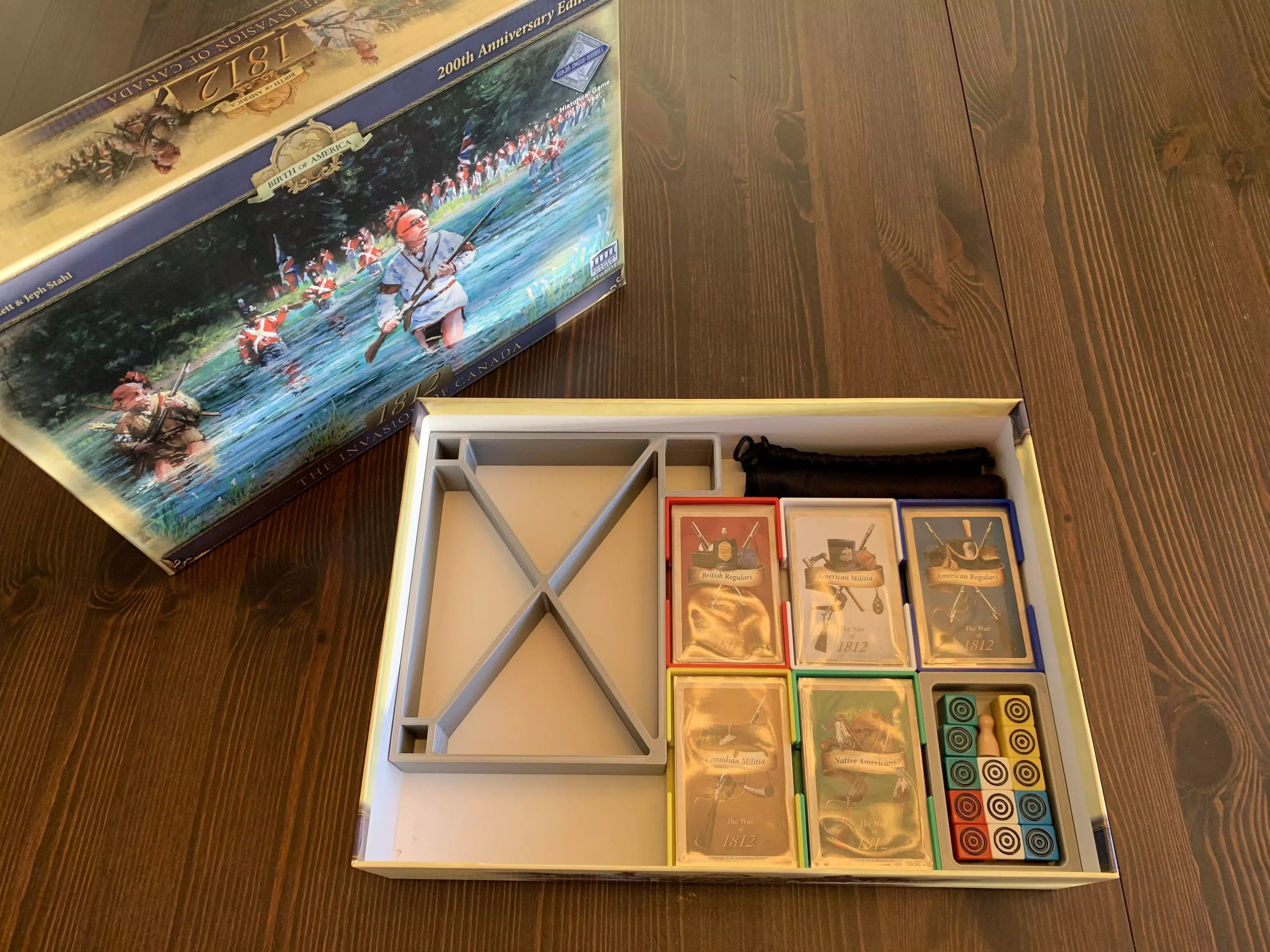 1812 The Invasion of Canada Board Game Organizer Insert 3D print model