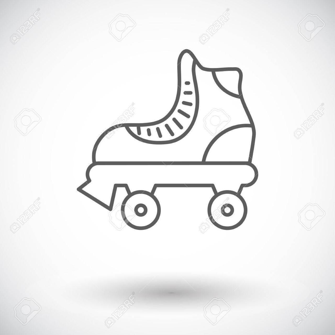 Roller Skates Cookie Cutter 3D print model_1