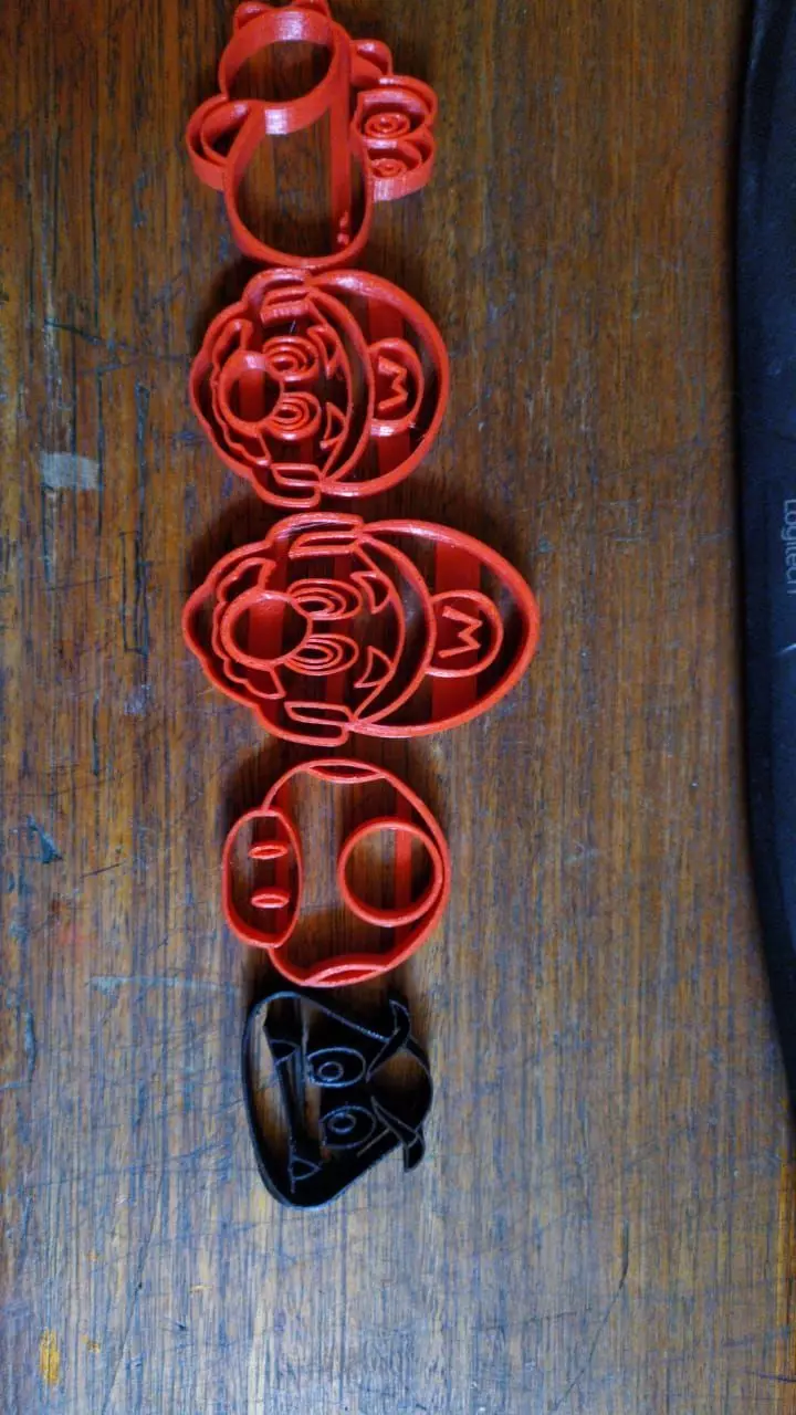Mario Pack Cookie Cutters 3D print model_0