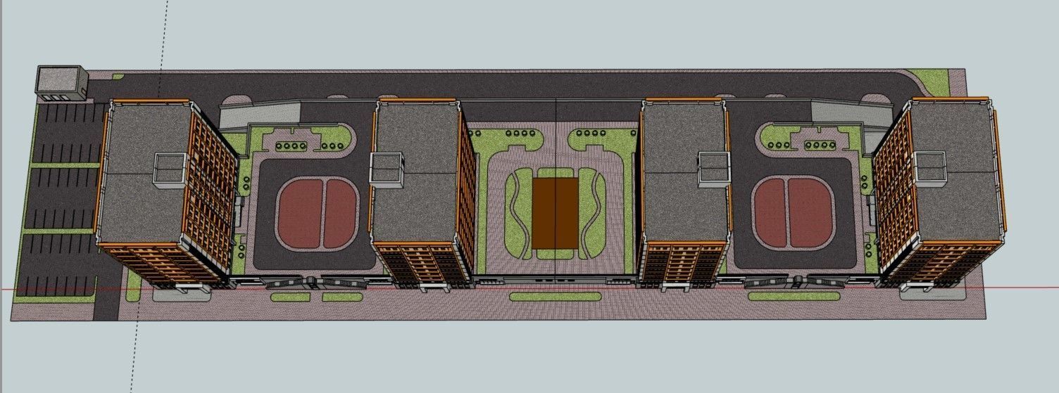 Residental Complex 3D model_15