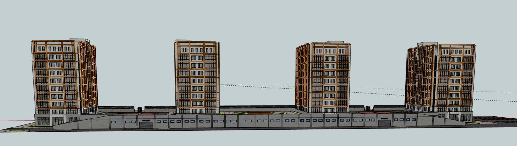 Residental Complex 3D model_13
