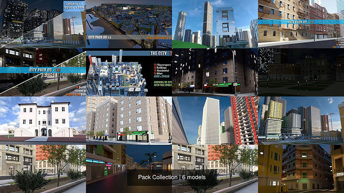 Pack Collection city screenshots 