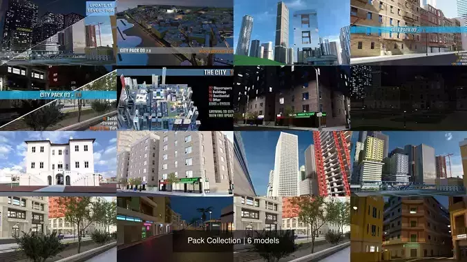 Pack Collection city screenshots 
