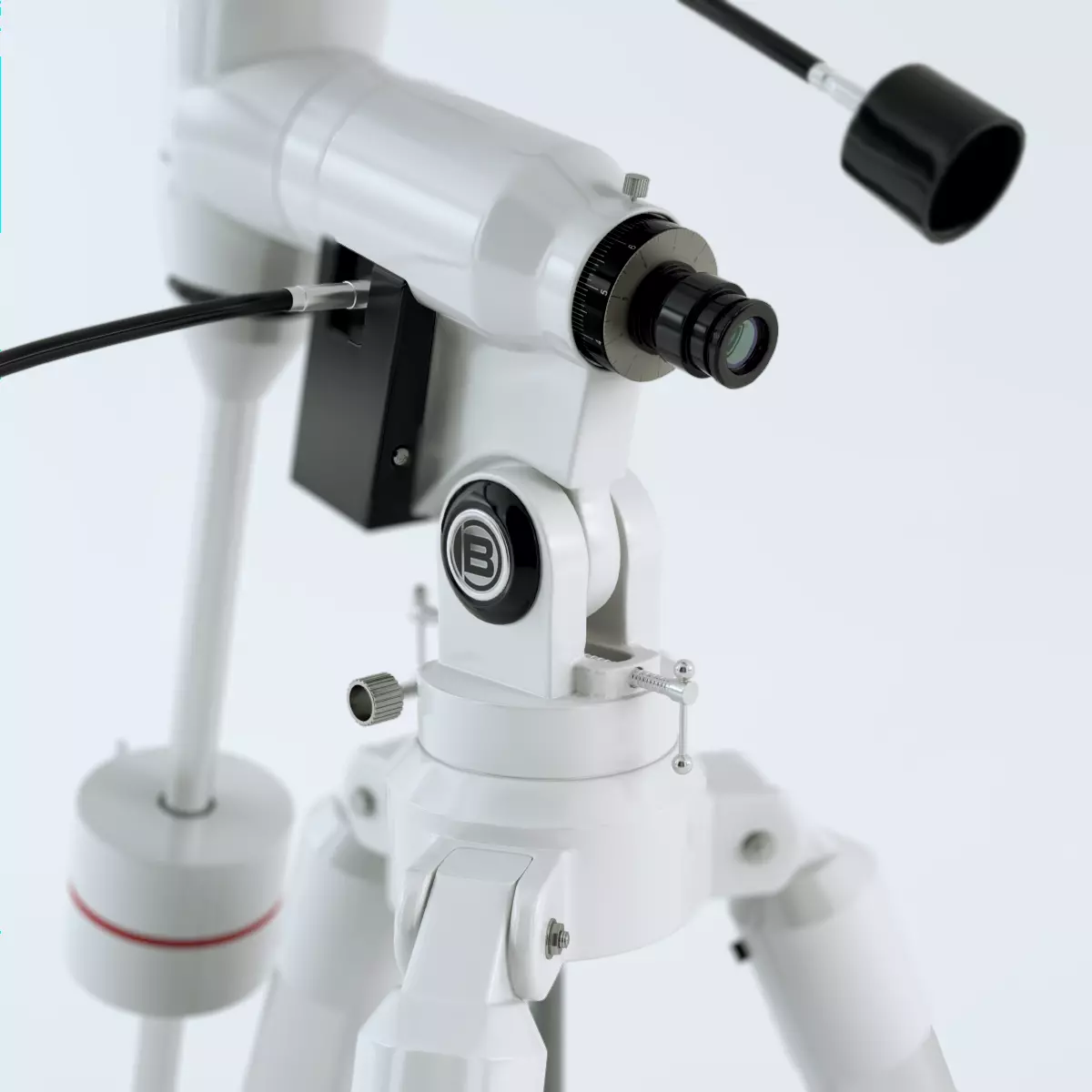 Telescope on tripod 3D model