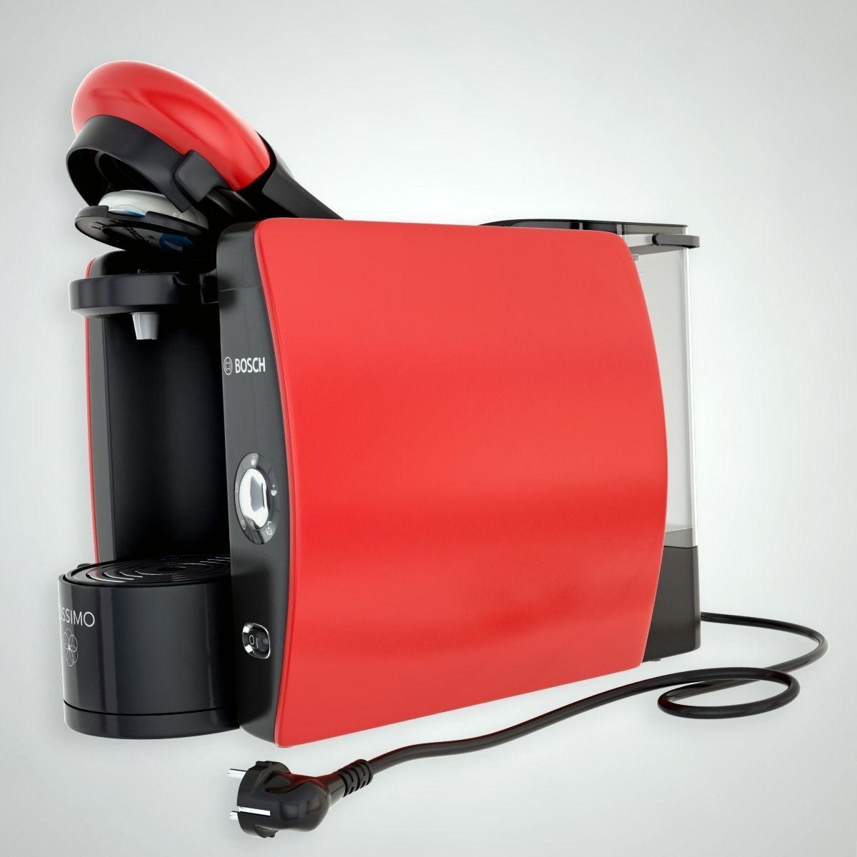 Tassimo Machine Low-poly 3D model_1