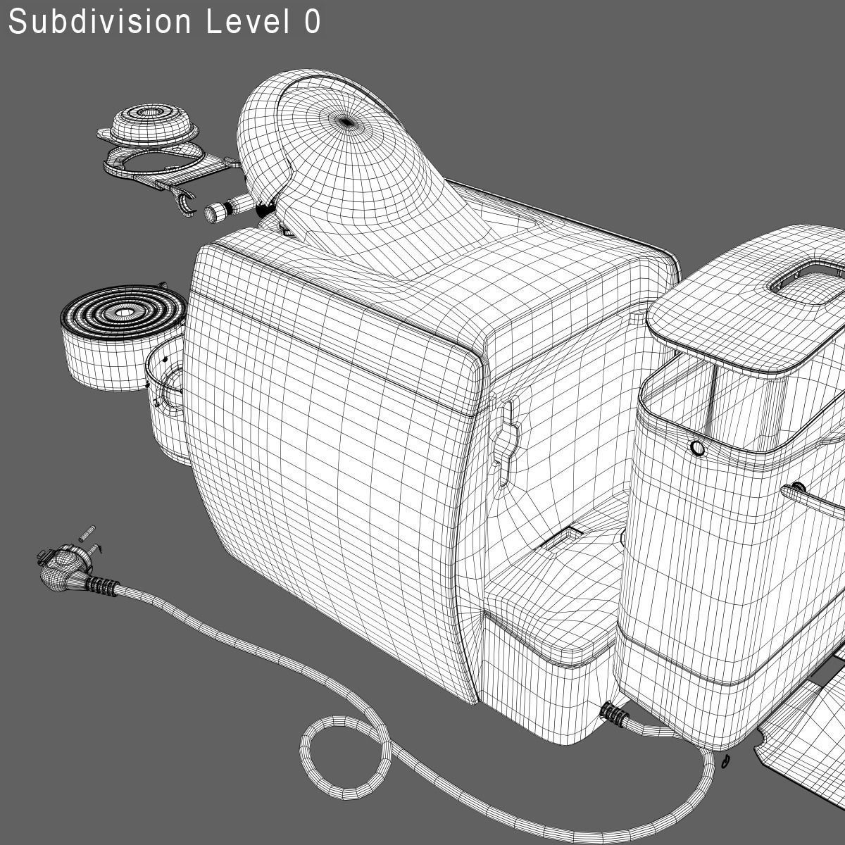Tassimo Machine Low-poly 3D model_11