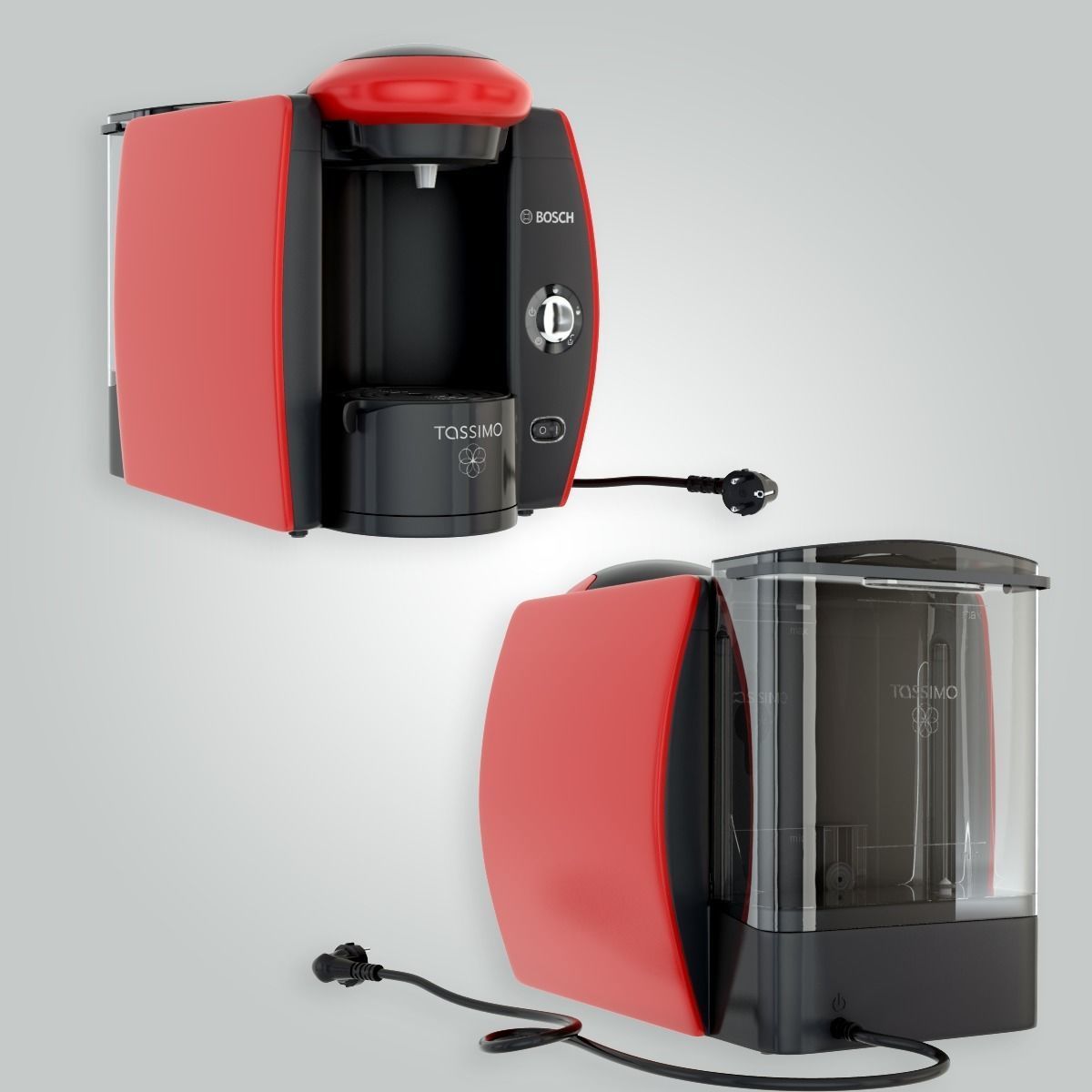 Tassimo Machine Low-poly 3D model_3