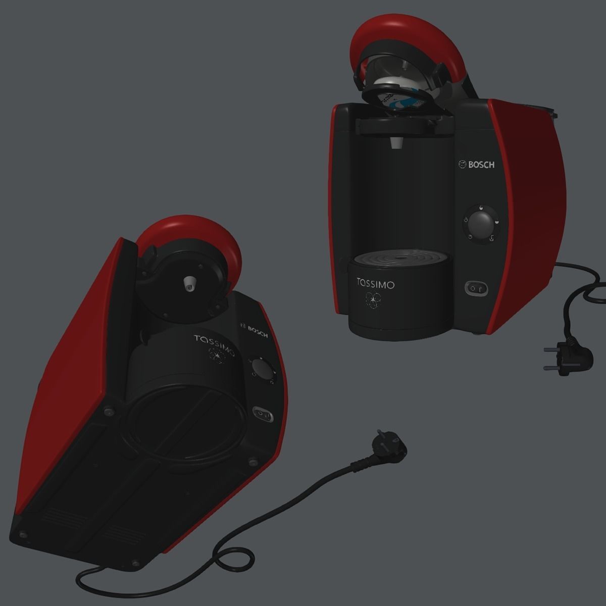 Tassimo Machine Low-poly 3D model_5