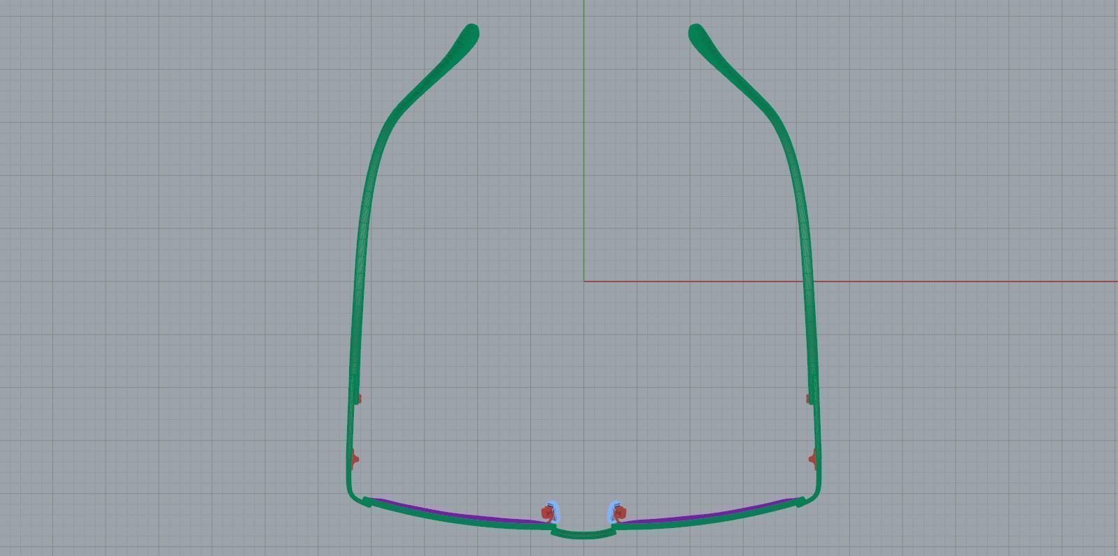 Eyeglasses for Men and Women 3D print model_12