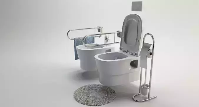 Toilet Pack 3D model