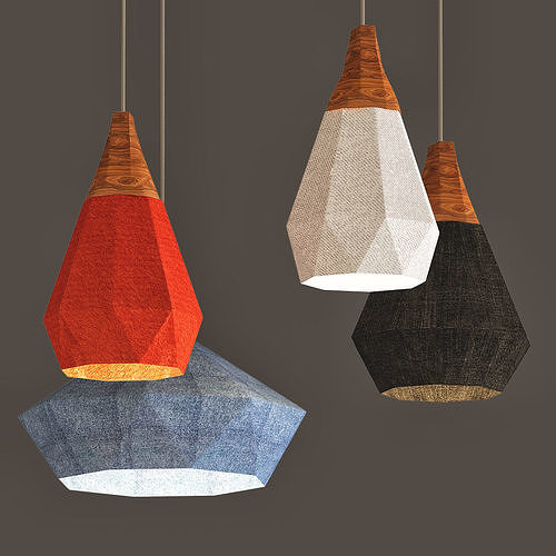 Modern Restaurant Pendant Lights Minimalist 3D model