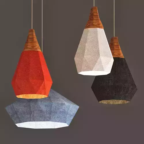 Modern Restaurant Pendant Lights Minimalist 3D model