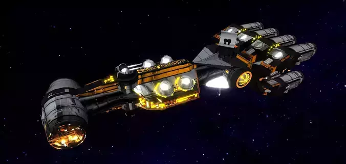 STAR WARS - CR90 CORVETTE CONCEPT  3D model