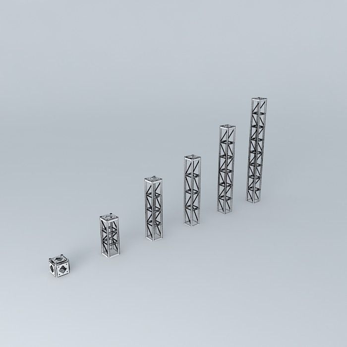 TRUSS tall metal structure Free 3D model_3