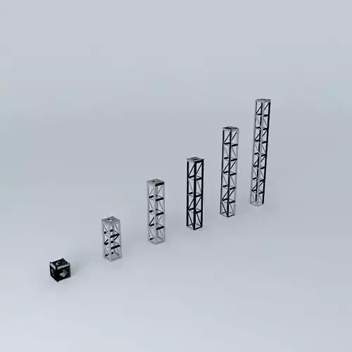 TRUSS tall metal structure Free 3D model