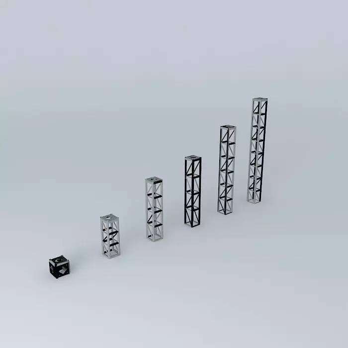 TRUSS tall metal structure Free 3D model_0
