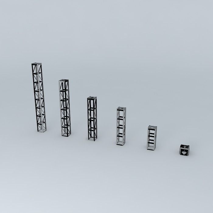 TRUSS tall metal structure Free 3D model_1